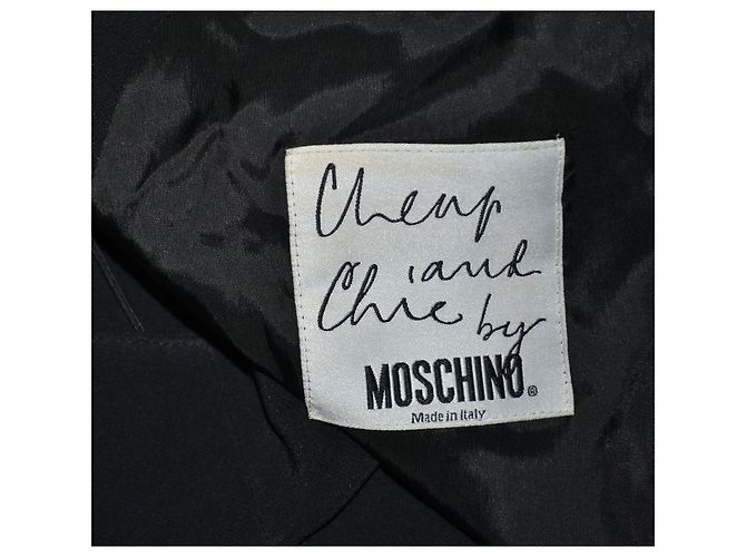 Moschino Cheap And Chic Midi Kleid schwarz - Ansicht 5