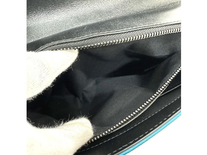 Bulgari Bvlgari 38639 Borsa 2WAY Flap Blu Turchese - vista 12