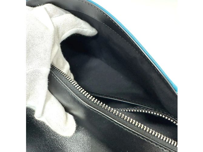 Bulgari Bvlgari 38639 Borsa 2WAY Flap Blu Turchese - vista 13