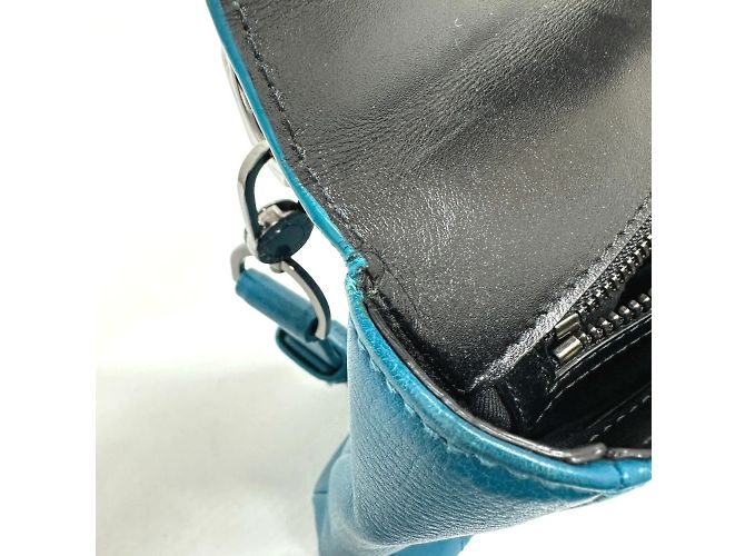 Bulgari Bvlgari 38639 Borsa 2WAY Flap Blu Turchese - vista 14