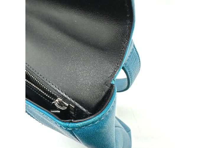 Bulgari Bvlgari 38639 Borsa 2WAY Flap Blu Turchese - vista 15