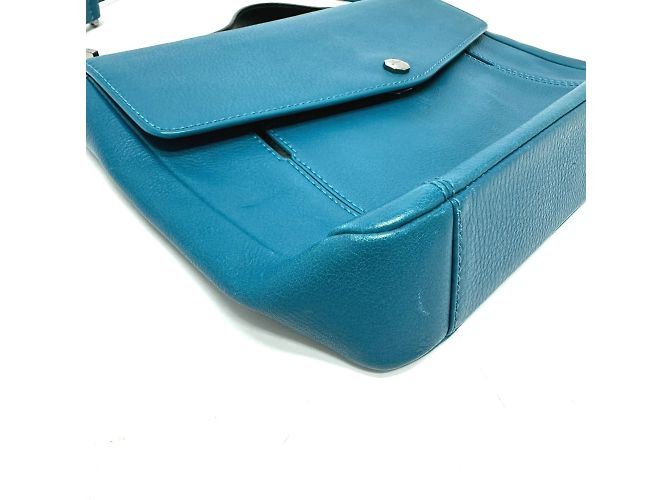 Bulgari Bvlgari 38639 Borsa 2WAY Flap Blu Turchese - vista 5