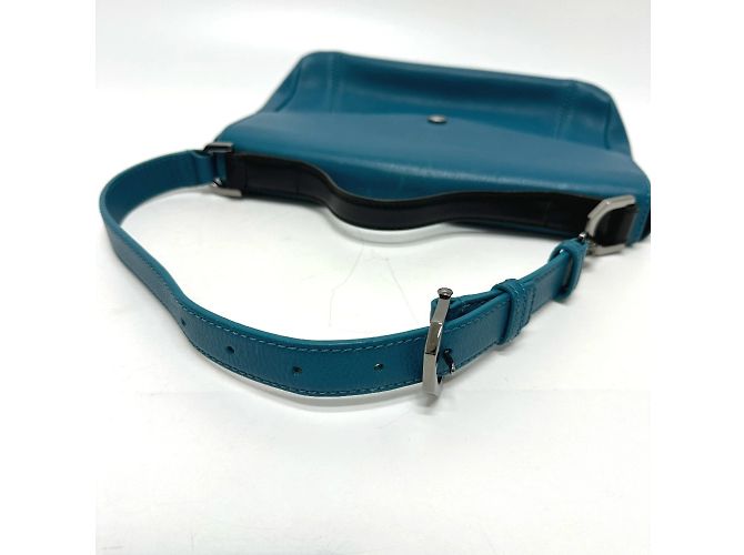 Bulgari Bvlgari 38639 Borsa 2WAY Flap Blu Turchese - vista 6