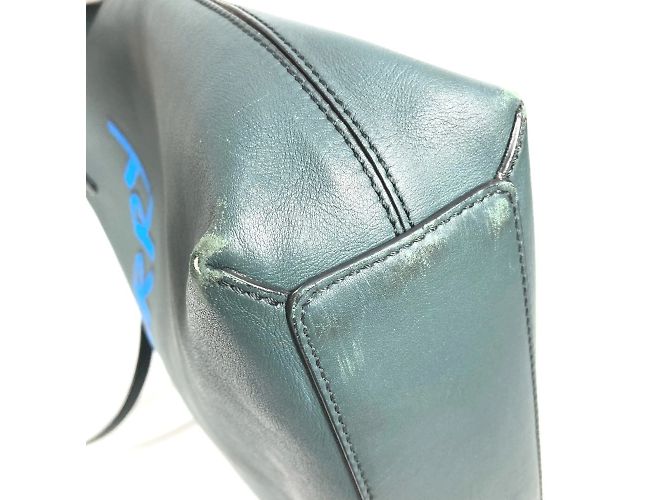 Borsa tote con logo Burberry Blu Cachi - vista 18