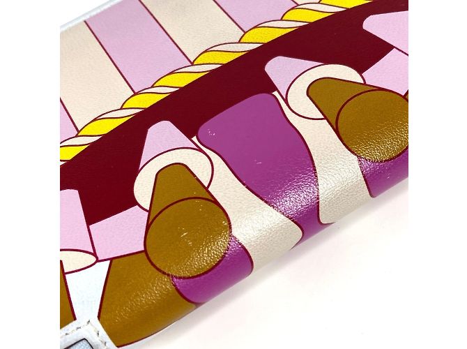 Hermès Cartera Hermes Azap Long Silk'in La Patisserie Multicolor - vista 3