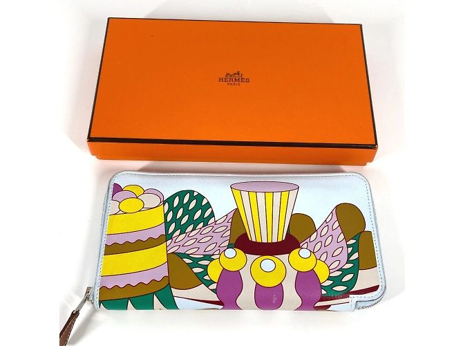 Hermès Cartera Hermes Azap Long Silk'in La Patisserie Multicolor - vista 4