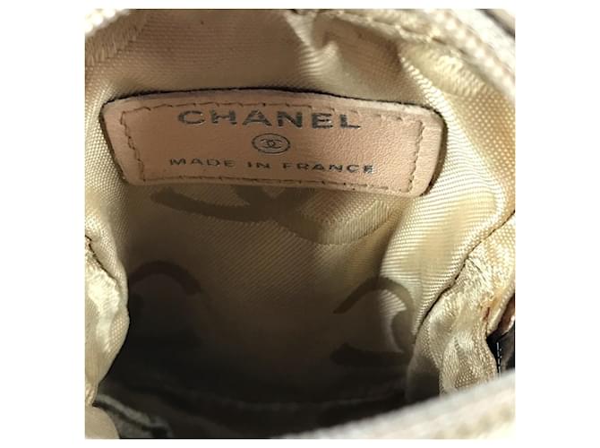 Chanel Cambon Line CC Cigarette Case Black Beige - view 9