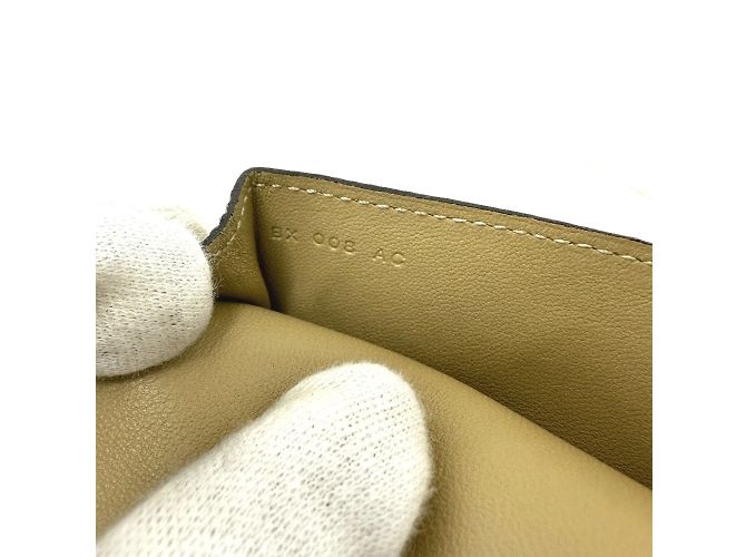 Hermès Monedero Dogon Hermes en beige - vista 11