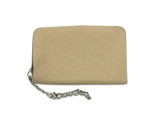 Hermès Monedero Dogon Hermes en beige - vista 2