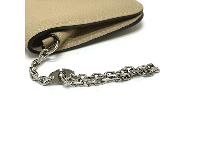 Hermès Monedero Dogon Hermes en beige - vista 5