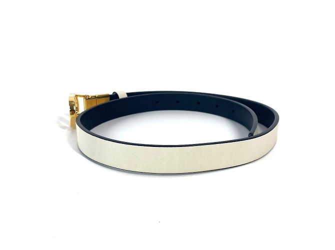 Christian Dior Dior CD Buckle Accessory Belt White - view 2