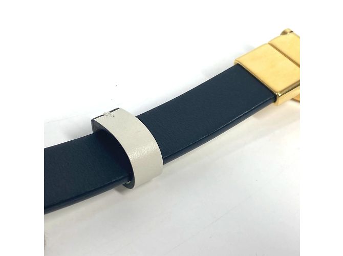 Christian Dior Dior CD Buckle Accessory Belt White - view 6