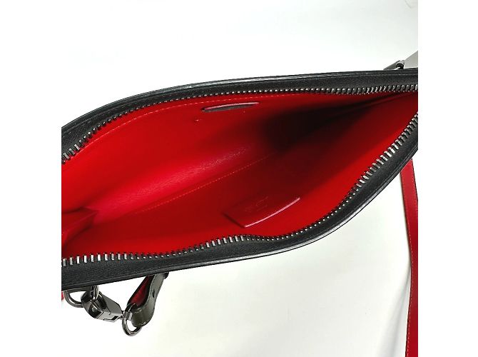 Borsa 2WAY in pelle khaki Christian Louboutin Cachi - vista 10
