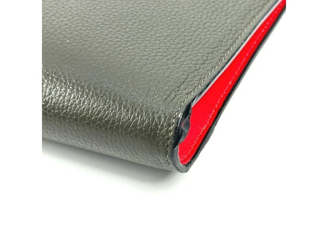 Borsa 2WAY in pelle khaki Christian Louboutin Cachi - vista 4
