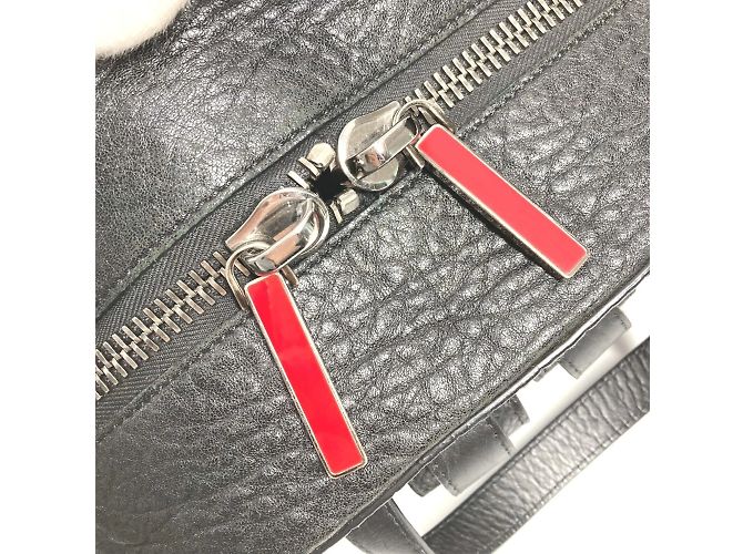 Leder-Rucksack Christian Louboutin Schwarz Rot - Ansicht 13
