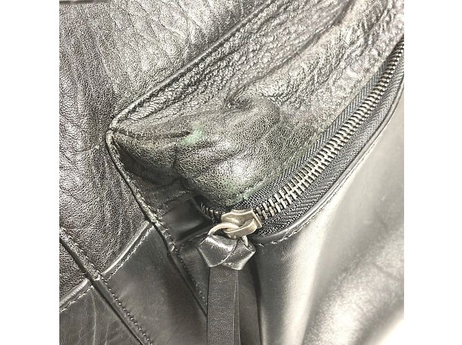 Leder-Rucksack Christian Louboutin Schwarz Rot - Ansicht 17