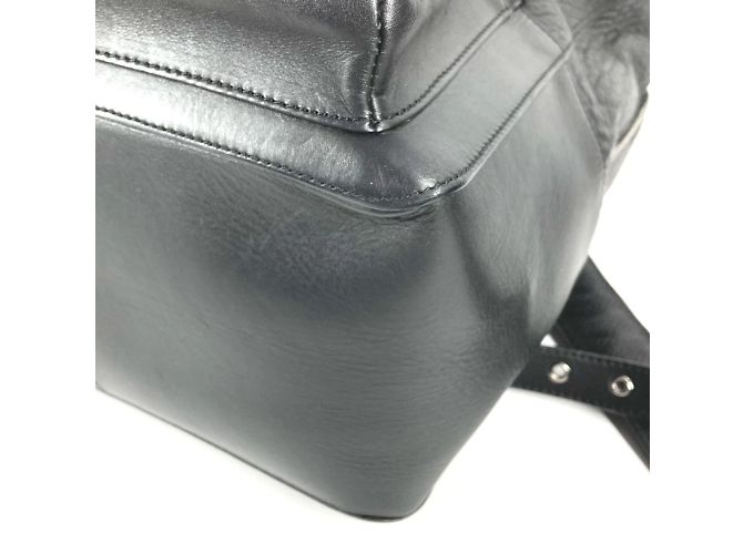 Leder-Rucksack Christian Louboutin Schwarz Rot - Ansicht 5
