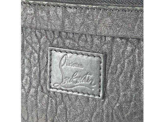 Leder-Rucksack Christian Louboutin Schwarz Rot - Ansicht 7