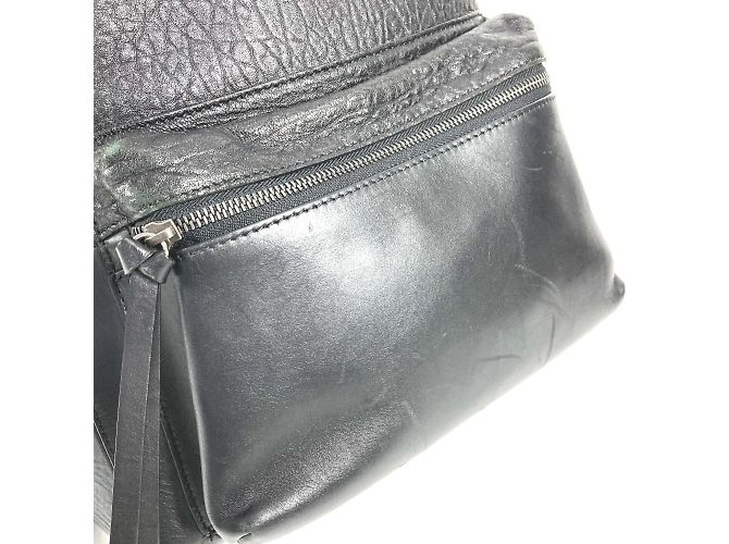 Leder-Rucksack Christian Louboutin Schwarz Rot - Ansicht 8