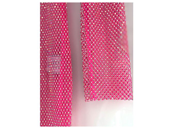Leslie Amon Strandkleid aus Polyester Rosa S Pink - Ansicht 7