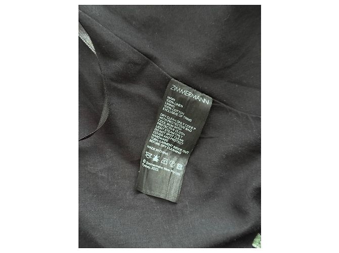 Cartera de lino Qbito Zimmermann negra Negro - vista 6