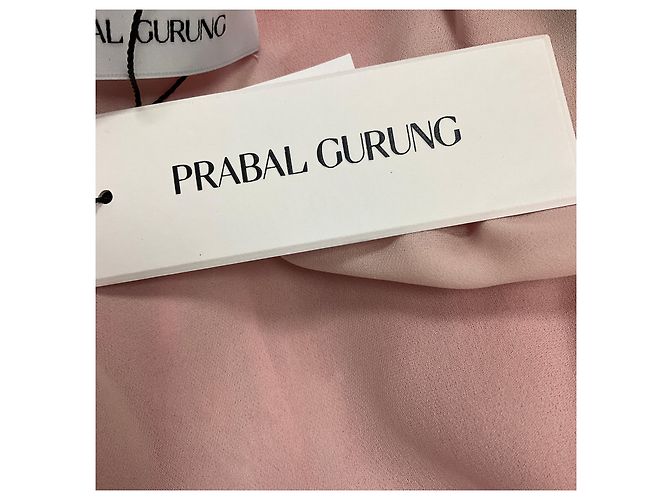 Top in seta multicolore floreale rosa blush di Prabal Gurung - vista 5