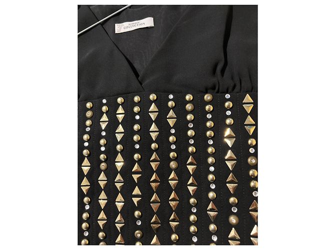 Vestido negro plisado Versace. Colección - vista 2