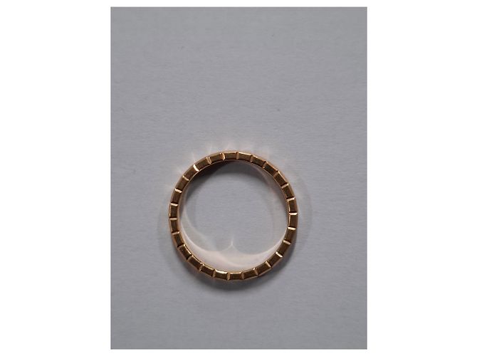 Chopard Ice Cube Pure Diamantring aus 18kt Roségold Golden Metallisch - Ansicht 12