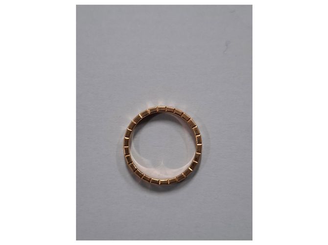 Chopard Ice Cube Pure Diamantring aus 18kt Roségold Golden Metallisch - Ansicht 13