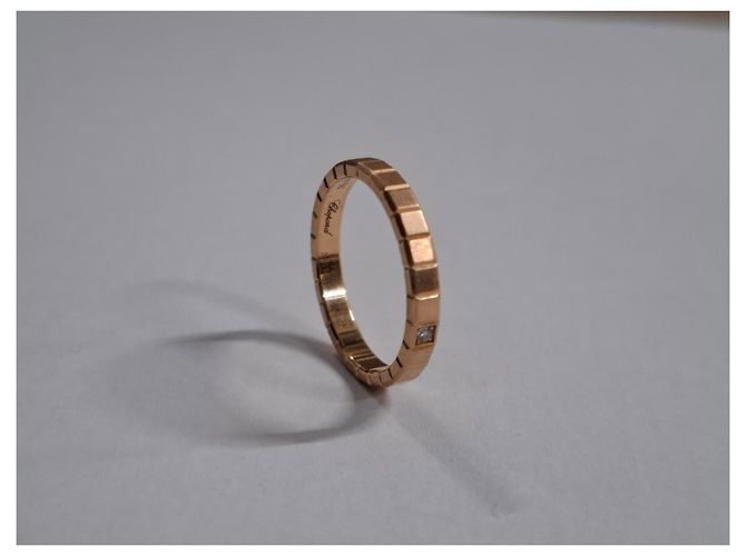 Chopard Ice Cube Pure Diamantring aus 18kt Roségold Golden Metallisch - Ansicht 16