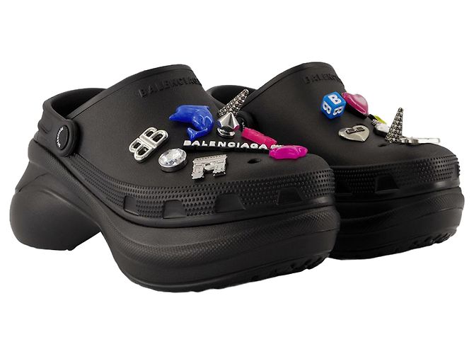 Crocs Mules - Balenciaga - Synthetic - Black - view 2
