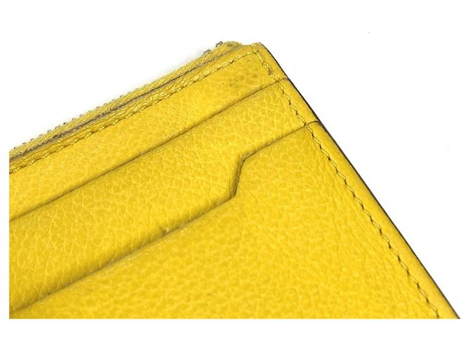 Hermès Funda para tarjetas amarilla Hermes Amarillo - vista 10