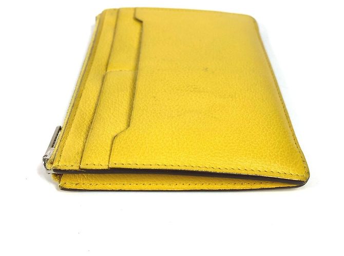 Hermès Funda para tarjetas amarilla Hermes Amarillo - vista 4