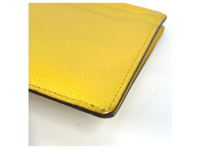 Hermès Funda para tarjetas amarilla Hermes Amarillo - vista 5