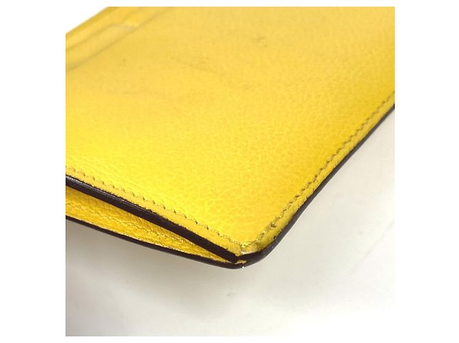 Hermès Funda para tarjetas amarilla Hermes Amarillo - vista 6