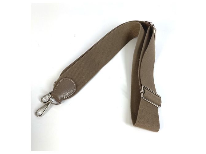 Hermès Bolsa de Ombro Hermes Logo Perfurado Evelyn GM 3 Marrom Taupe - vista 3