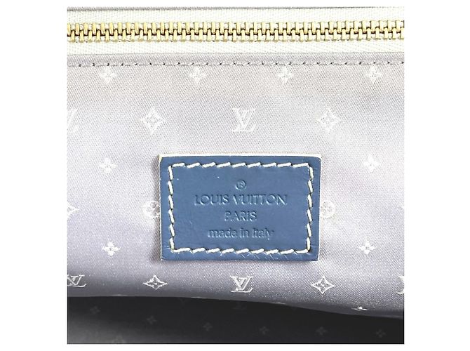 Borsa Tote Louis Vuitton Suhali Angenieux PM Blu - vista 12