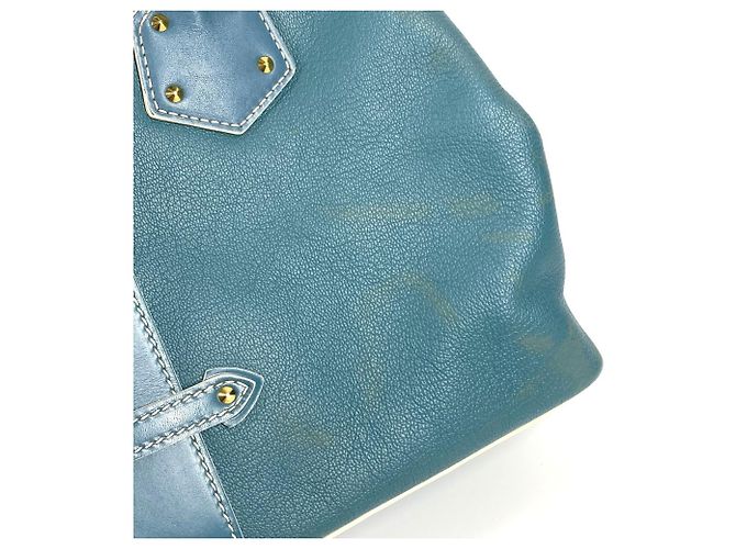 Borsa Tote Louis Vuitton Suhali Angenieux PM Blu - vista 15