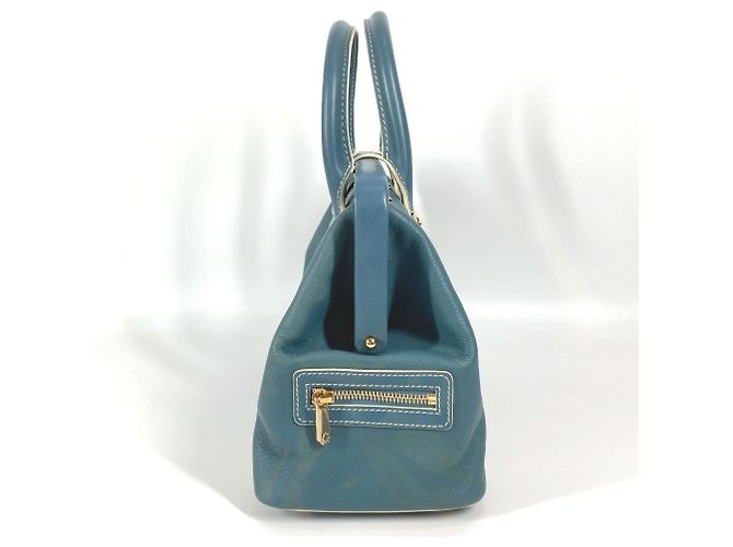 Borsa Tote Louis Vuitton Suhali Angenieux PM Blu - vista 4