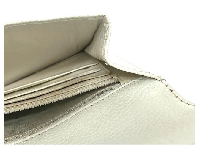 Chanel Coco Mark Flap Wallet Weiß - Ansicht 13