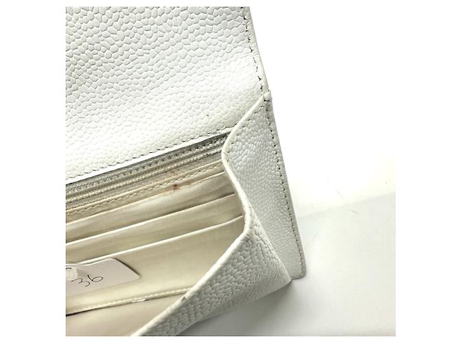 Chanel Coco Mark Flap Wallet Weiß - Ansicht 14