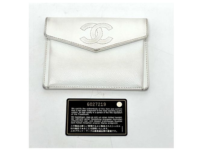Chanel Coco Mark Flap Wallet Weiß - Ansicht 15