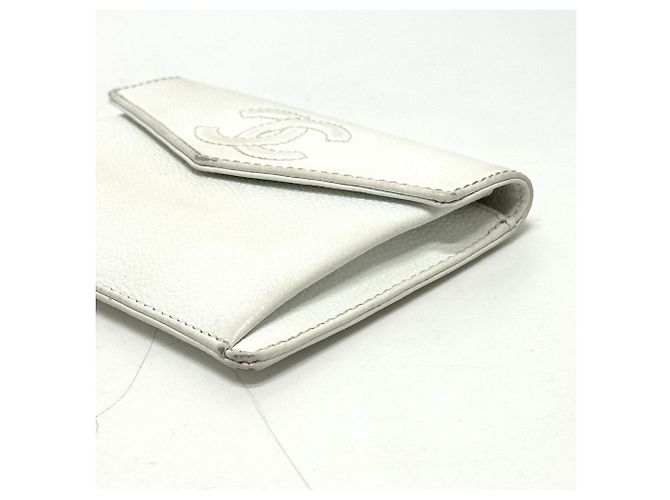 Chanel Coco Mark Flap Wallet Weiß - Ansicht 4