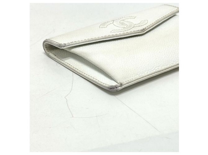 Chanel Coco Mark Flap Wallet Weiß - Ansicht 5