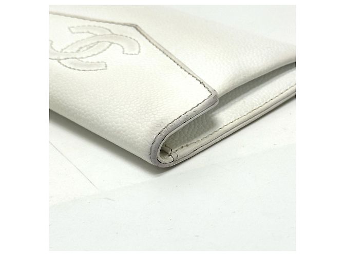 Chanel Coco Mark Flap Wallet Weiß - Ansicht 6