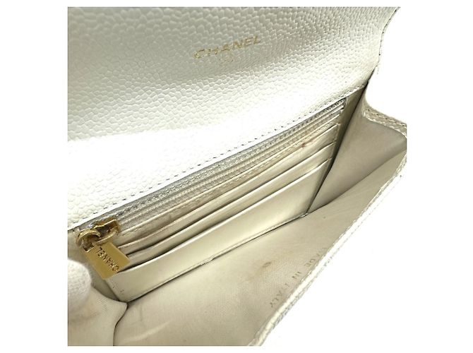 Chanel Coco Mark Flap Wallet Weiß - Ansicht 9