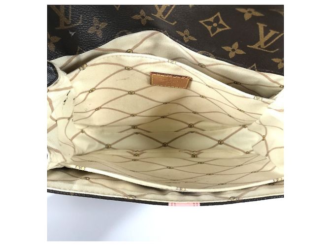 Pochette Metis Trunk Estivo Monogram Louis Vuitton Marrone Rosa - vista 12