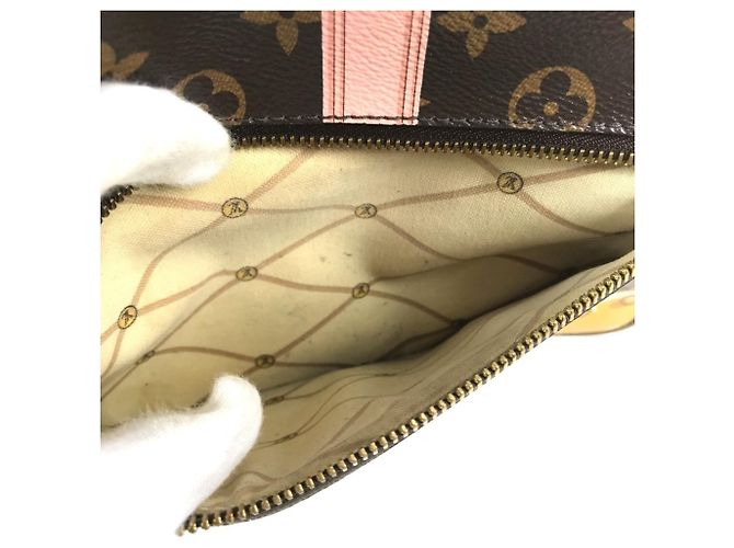 Pochette Metis Trunk Estivo Monogram Louis Vuitton Marrone Rosa - vista 13