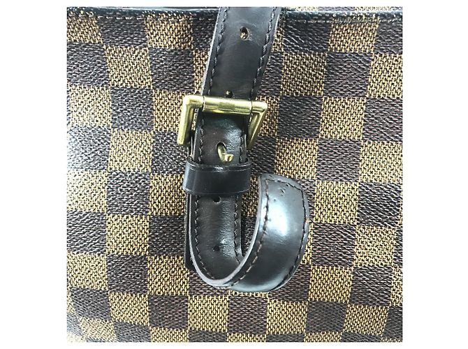 Borsa Tote Chelsea Damier Louis Vuitton Marrone - vista 10