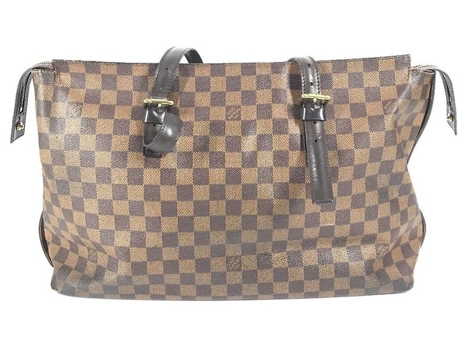 Borsa Tote Chelsea Damier Louis Vuitton Marrone - vista 2